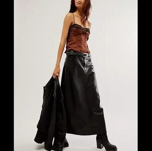 Free People City Slicker Skirt
